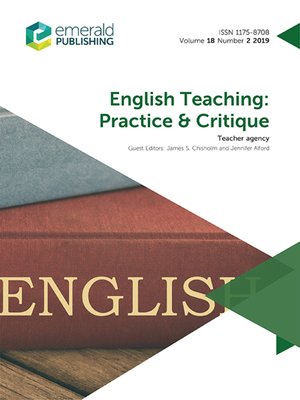 cover image of English Teaching: Practice & Critique, Volume 18, Number 2